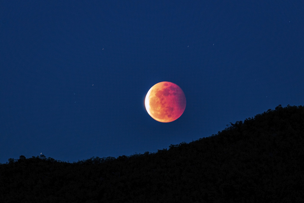 El eclipse lunar fotografiado desde Fanling, Hong Kong