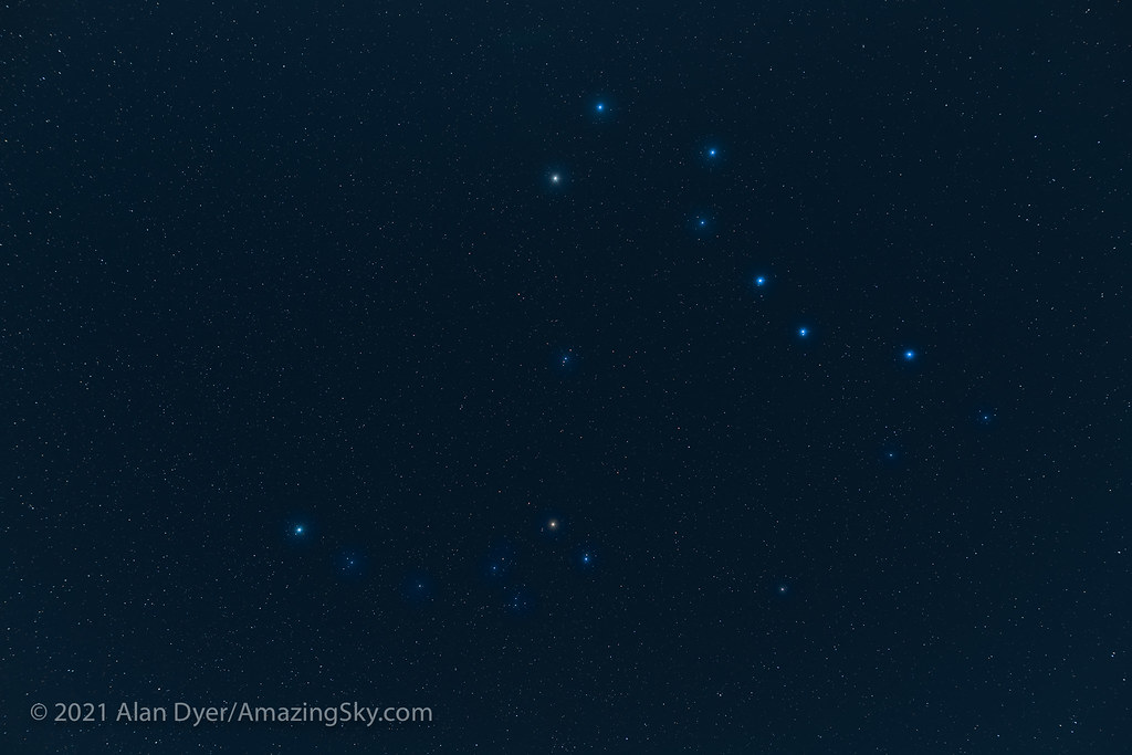 Las constelaciones de la Osa Mayor y Osa Menor fotografiadas desde Canadá