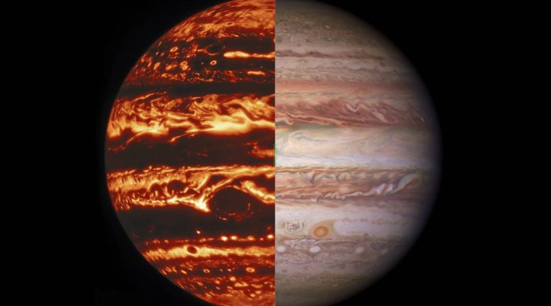 La primera visión en 3D de la atmósfera de Júpiter