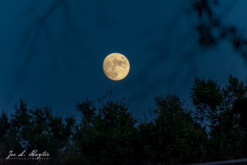 Foto de la Luna tomada desde Texas, Estados Unidos