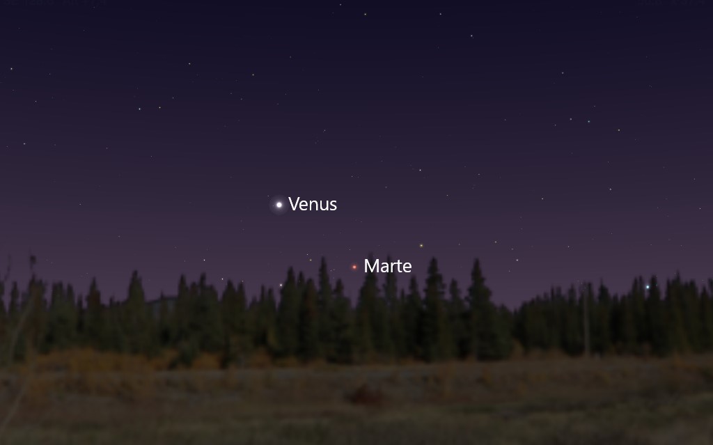 Venus alcanzará su brillo máximo antes del amanecer del 9 de febrero