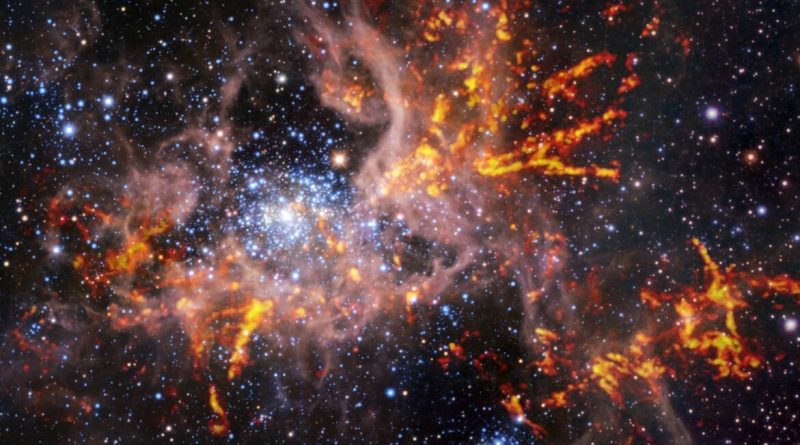 La violenta formación estelar de la Nebulosa de la Tarántula