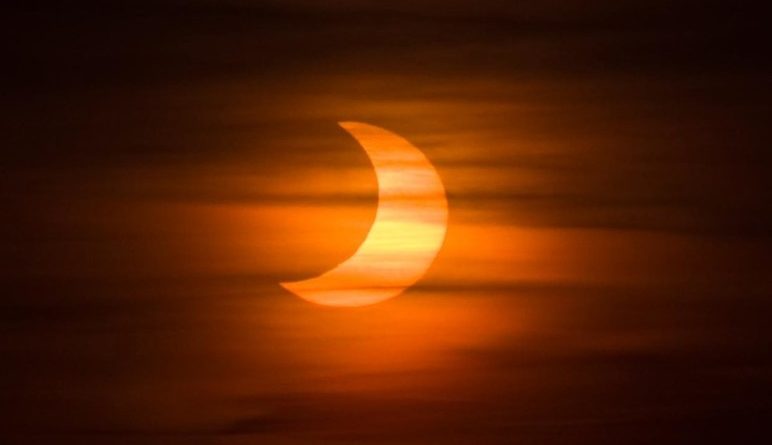 El 25 de octubre se producirá un eclipse parcial de Sol