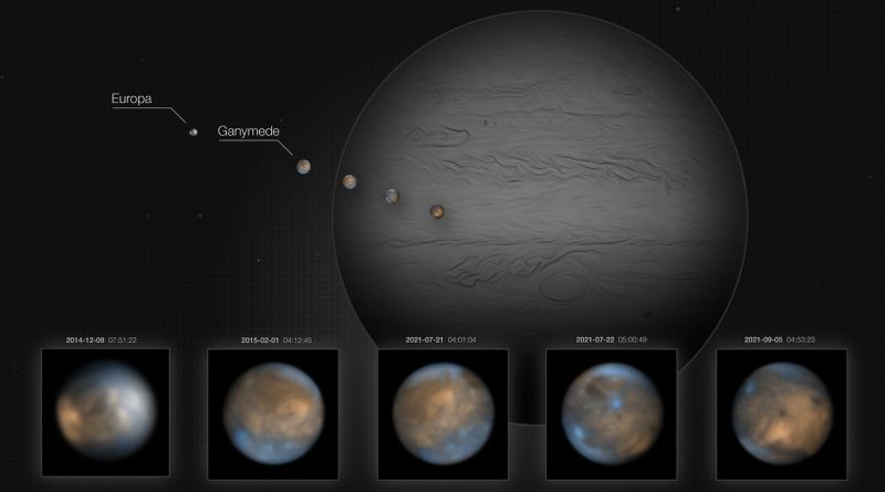 Las lunas heladas de Júpiter